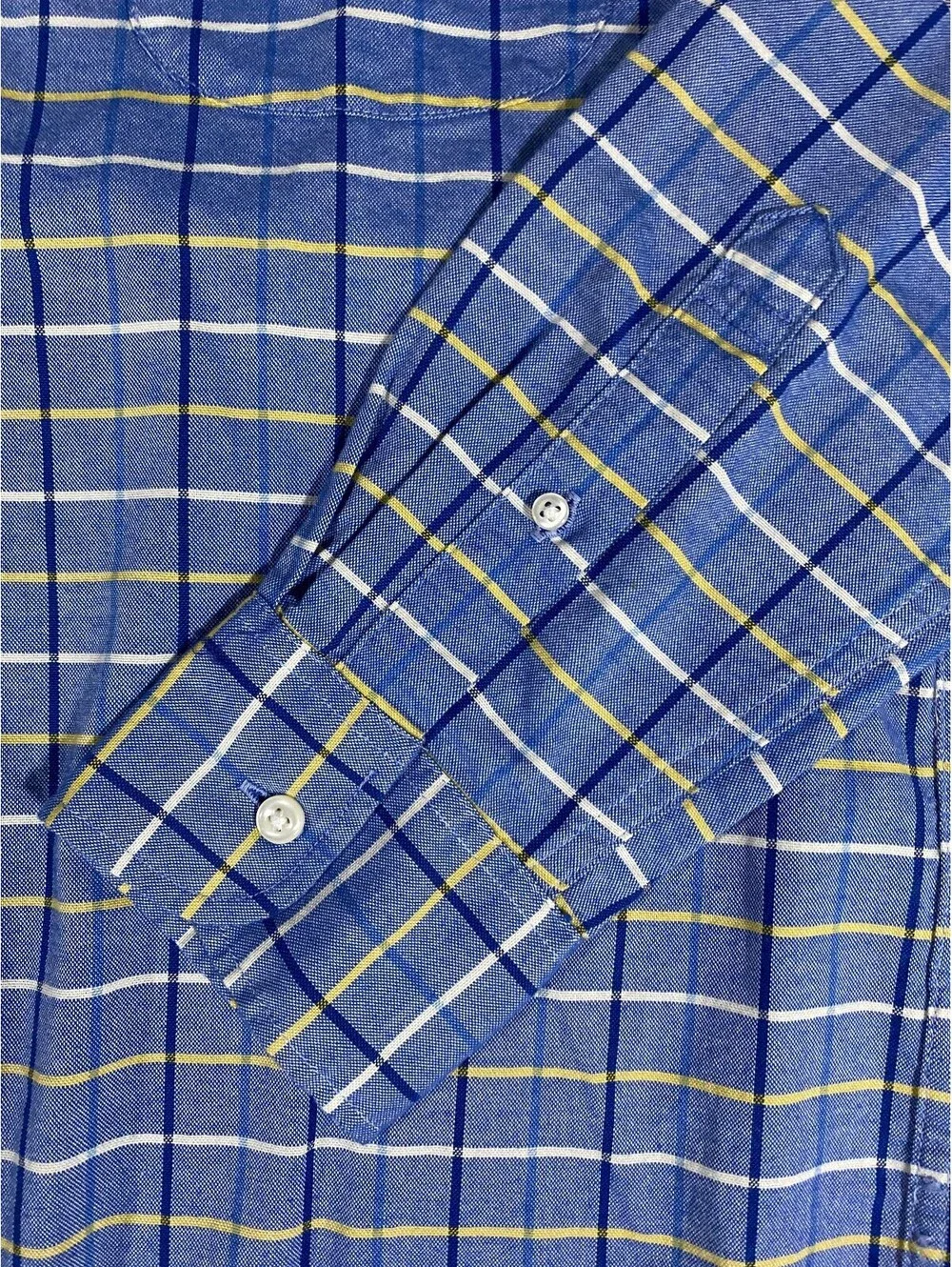 J.Crew Broken-In Oxford Shirt Mens M Slim Blue Plaid Organic Cotton NWT